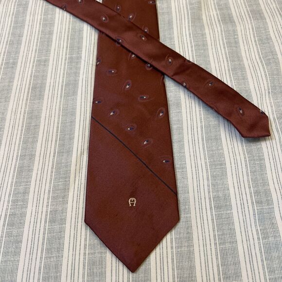 Vintage Etienne Aigner Neck Tie Pinkish 58X3.5 L#32 - Picture 1 of 10